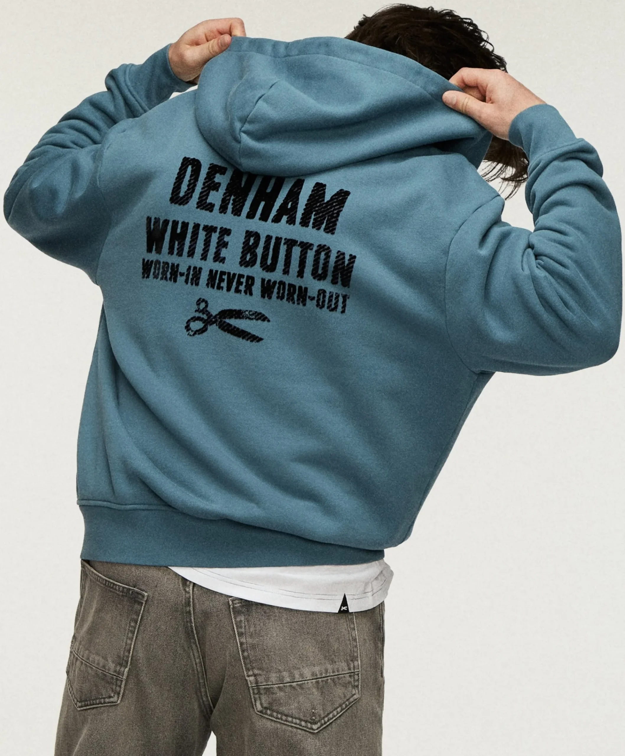 Heren vest blauw