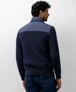 Heren vest blauw