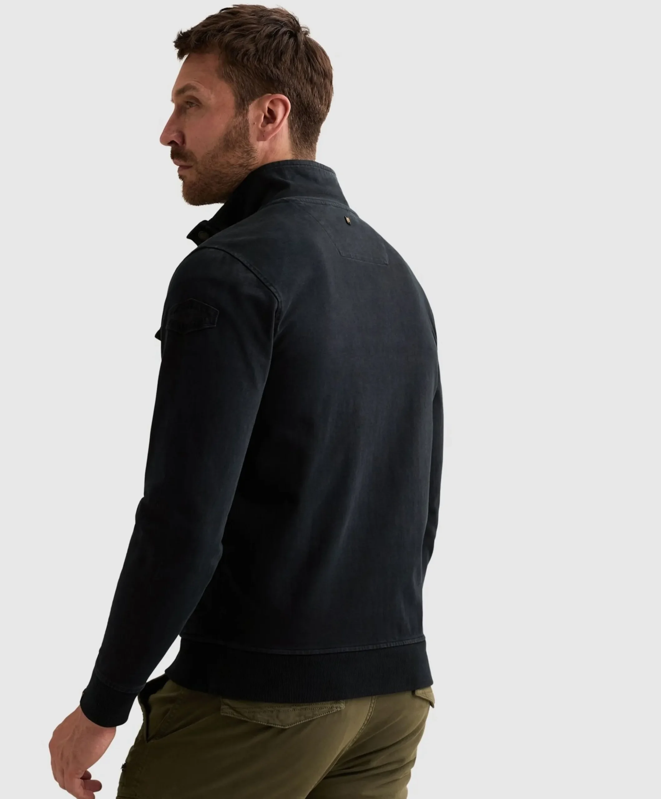 Heren vest blauw