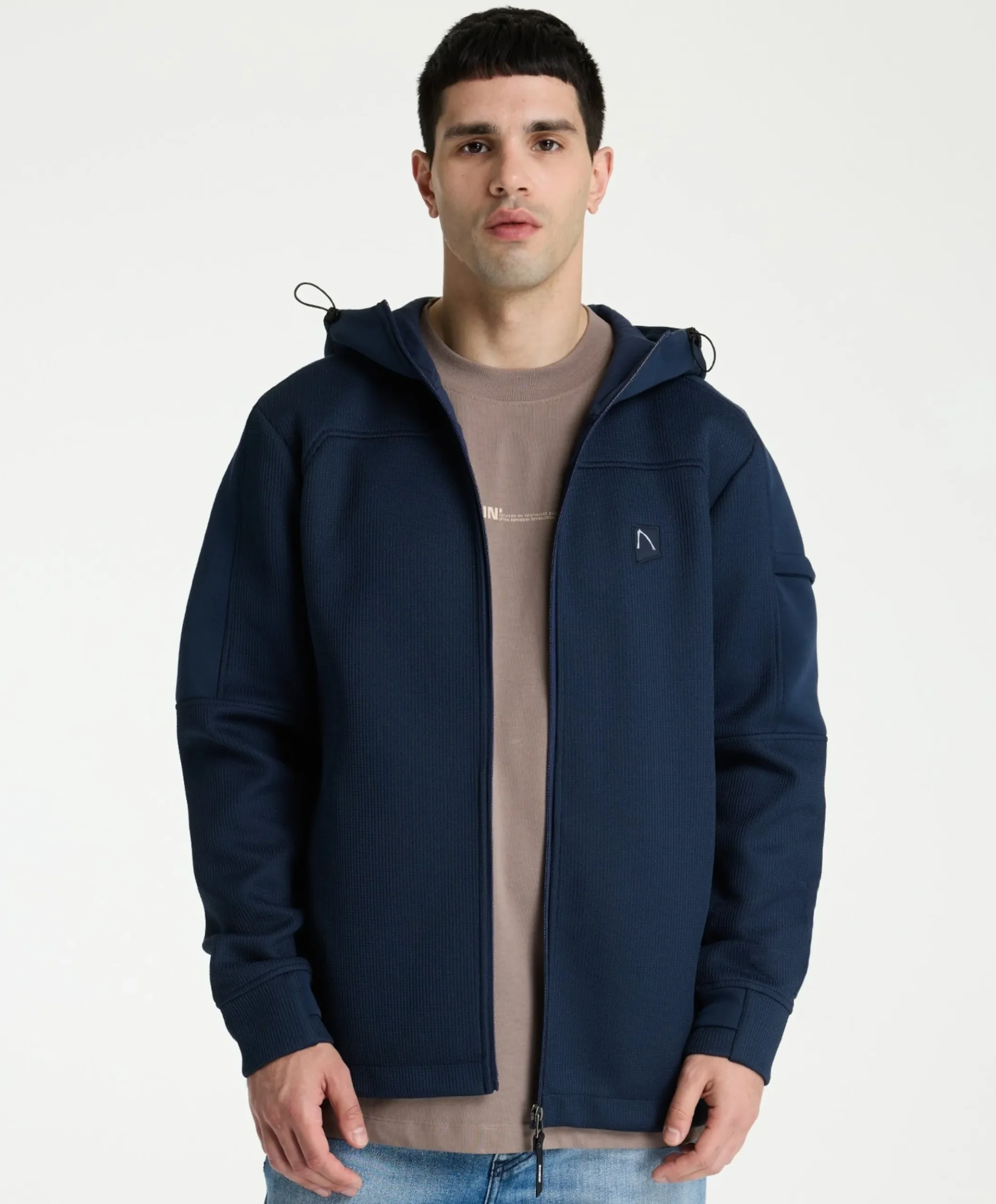 Heren vest blauw