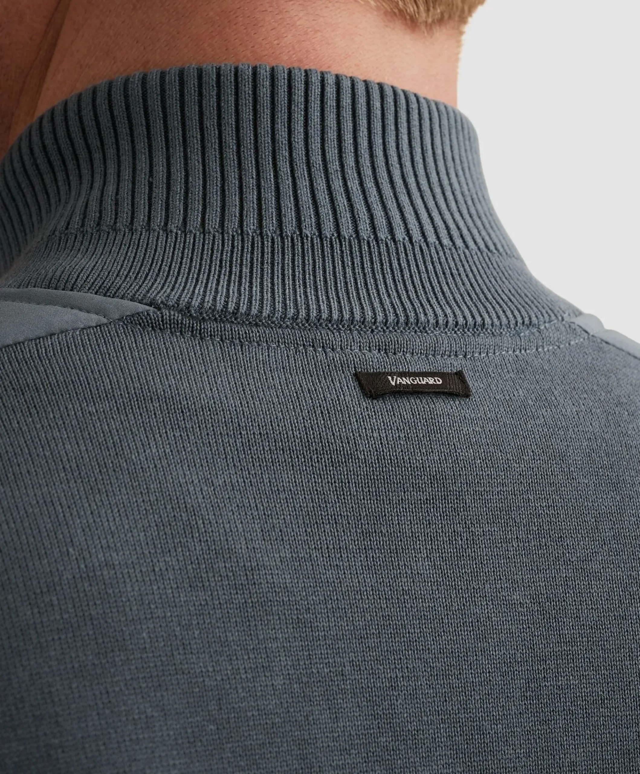 Heren vest blauw