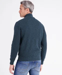Heren vest blauw