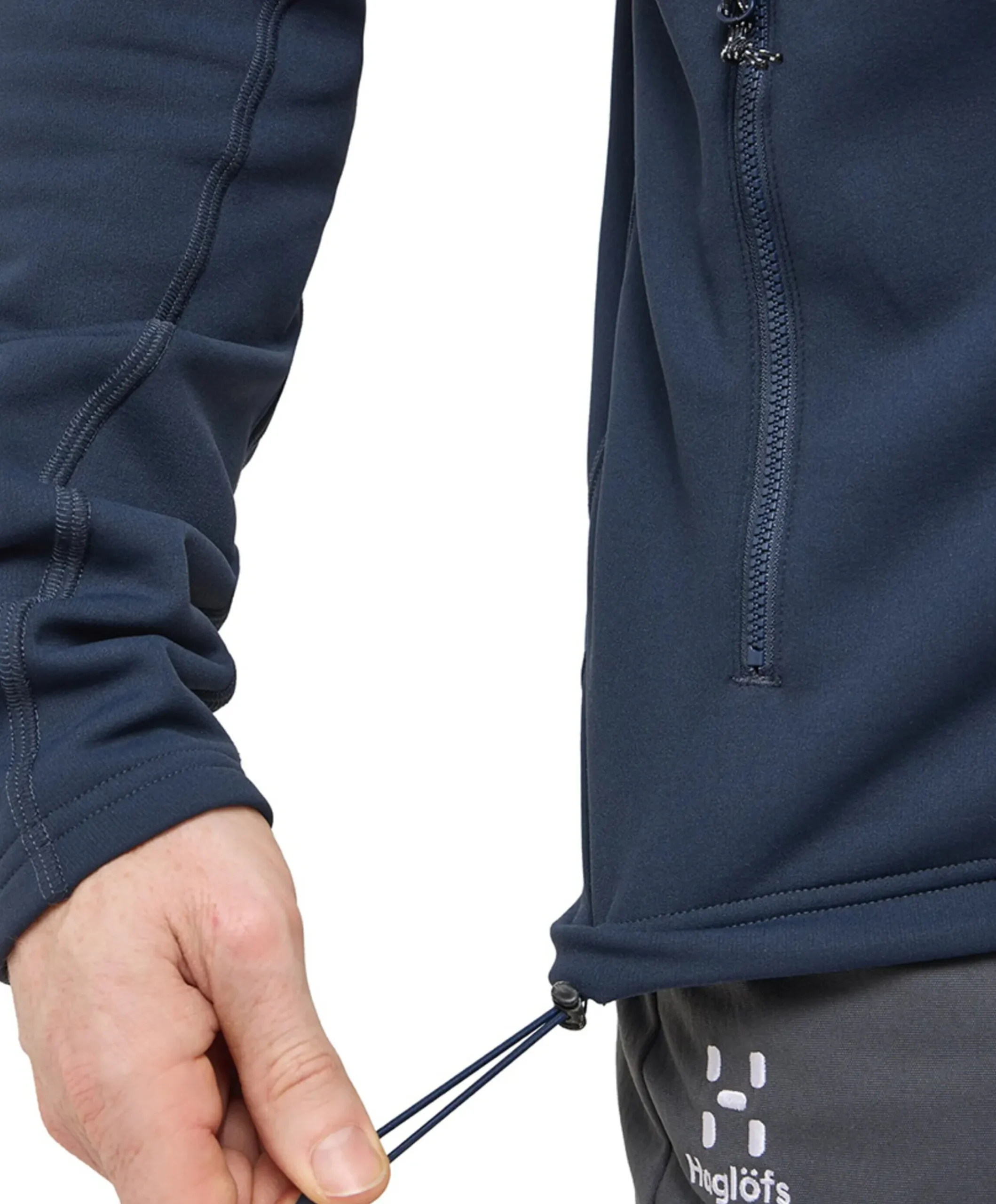 Heren vest blauw