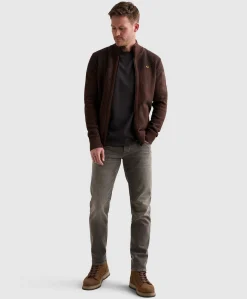 Heren vest bruin