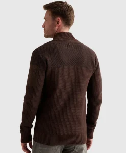 Heren vest bruin