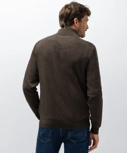 Heren vest bruin