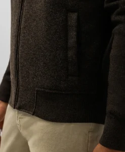 Heren vest bruin