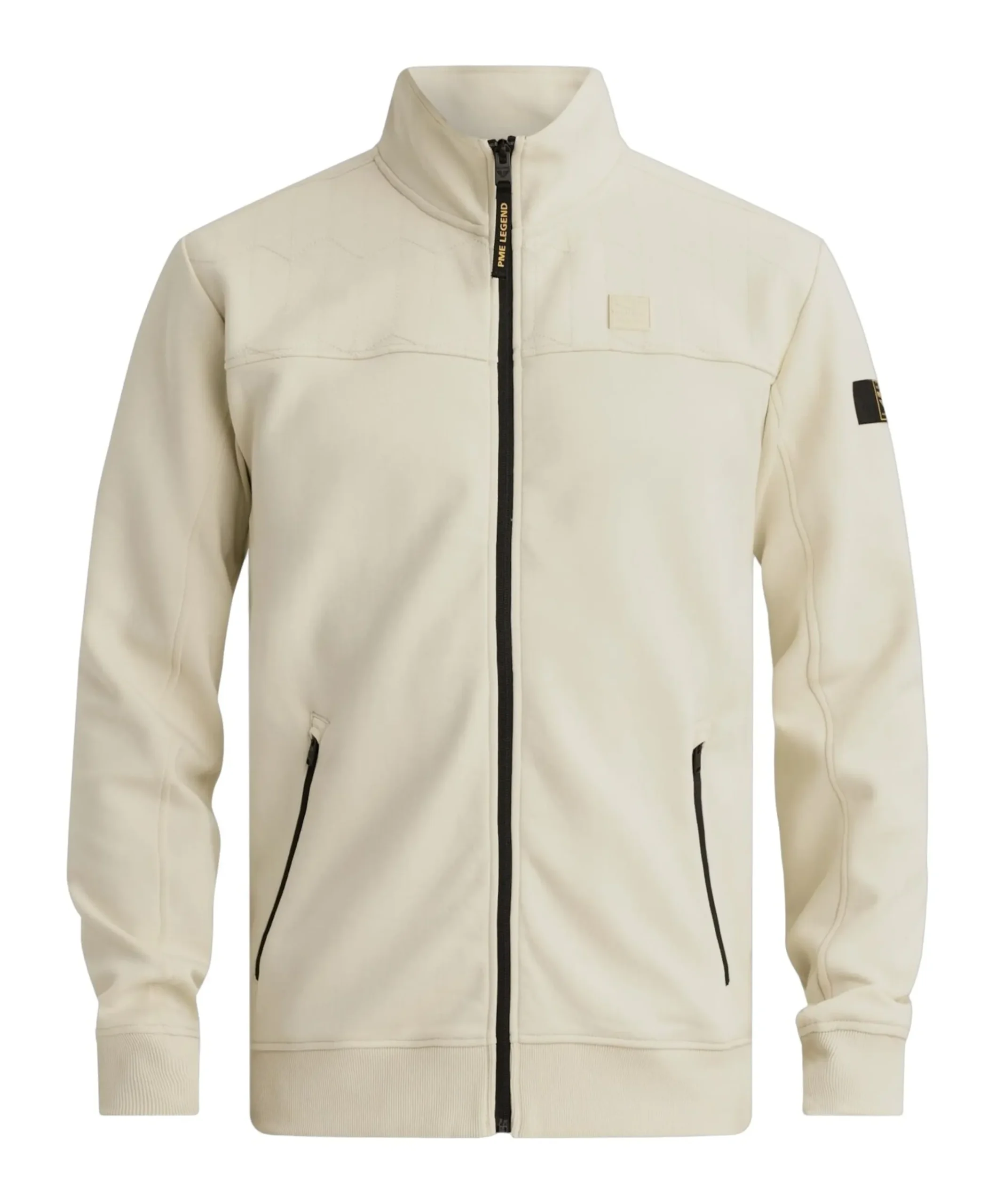 Heren vest ecru
