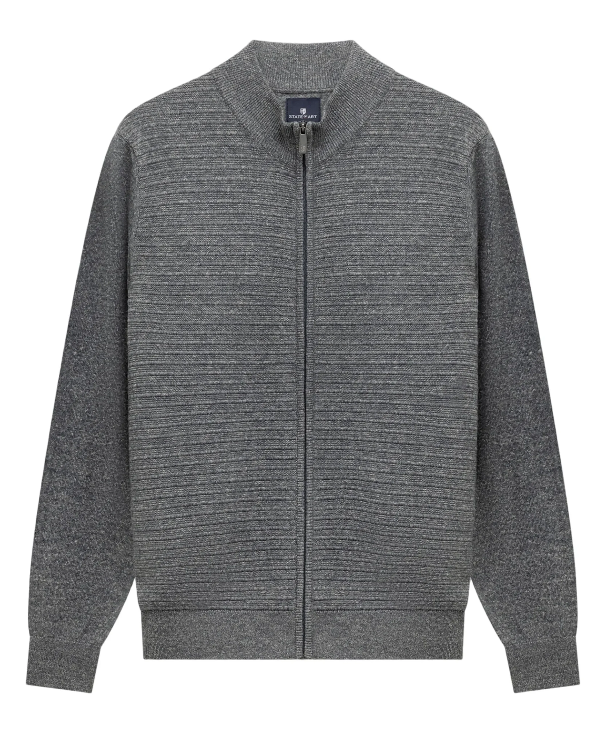 Heren vest grijs