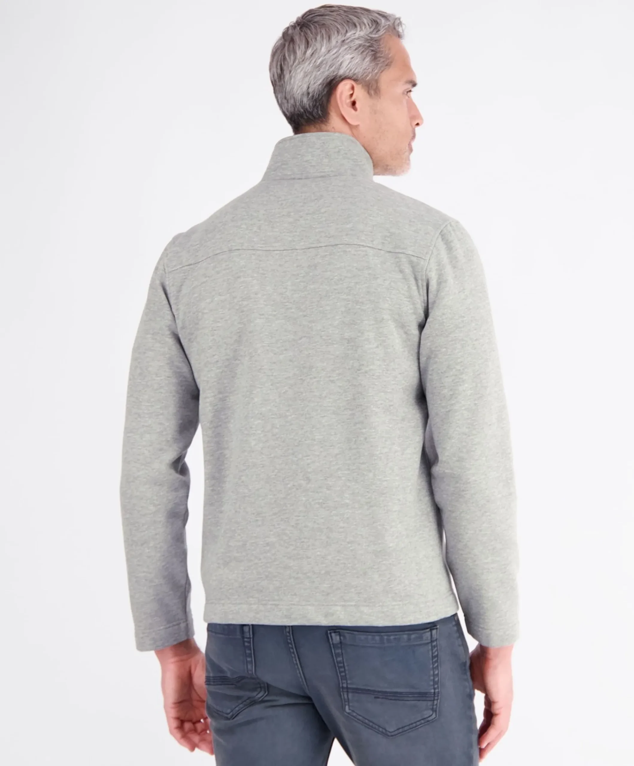 Heren vest grijs