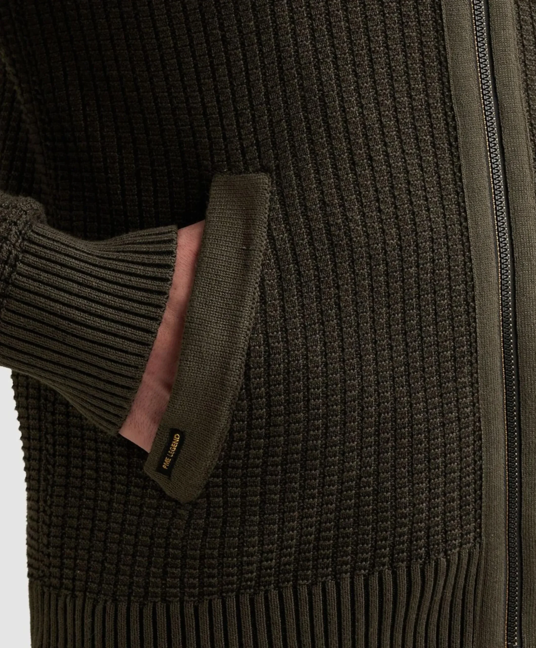 Heren vest grijs