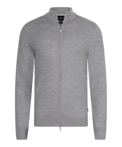 Heren vest grijs