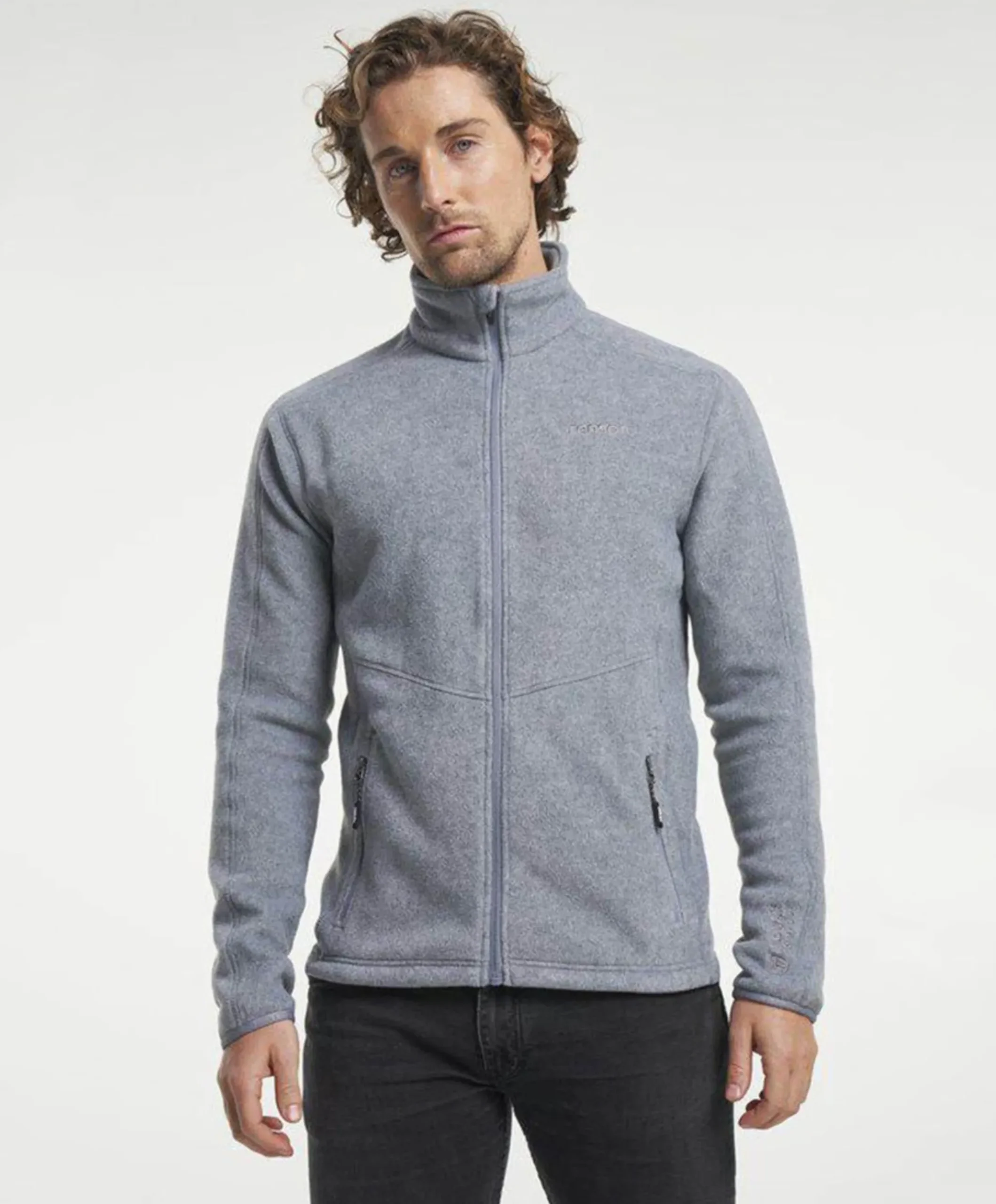 Heren vest grijs