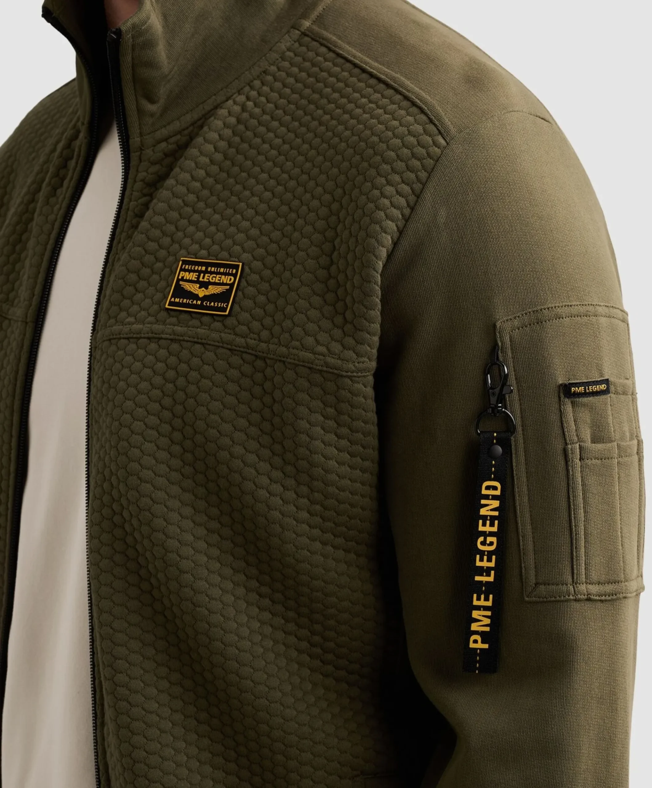 Heren vest groen