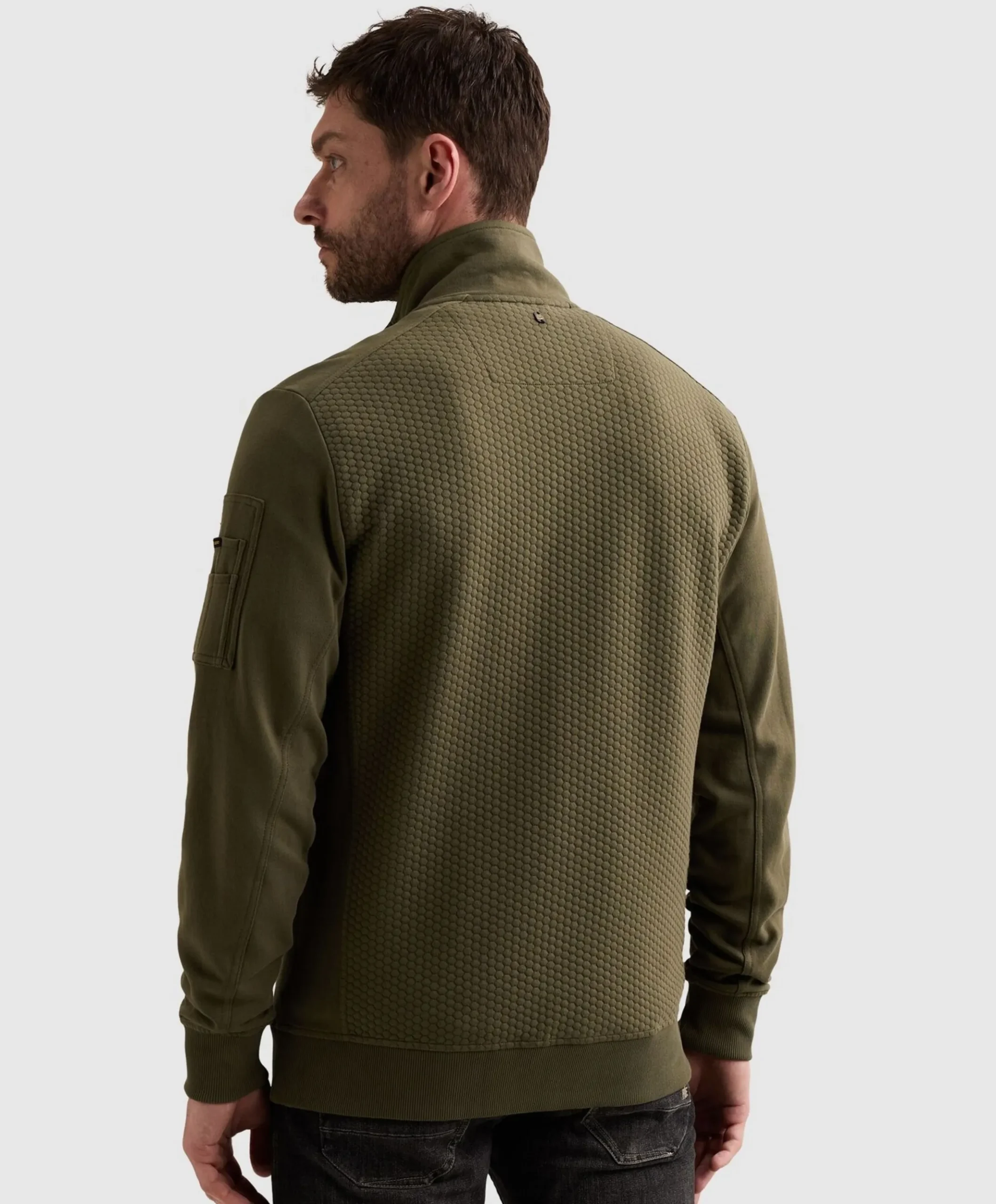 Heren vest groen