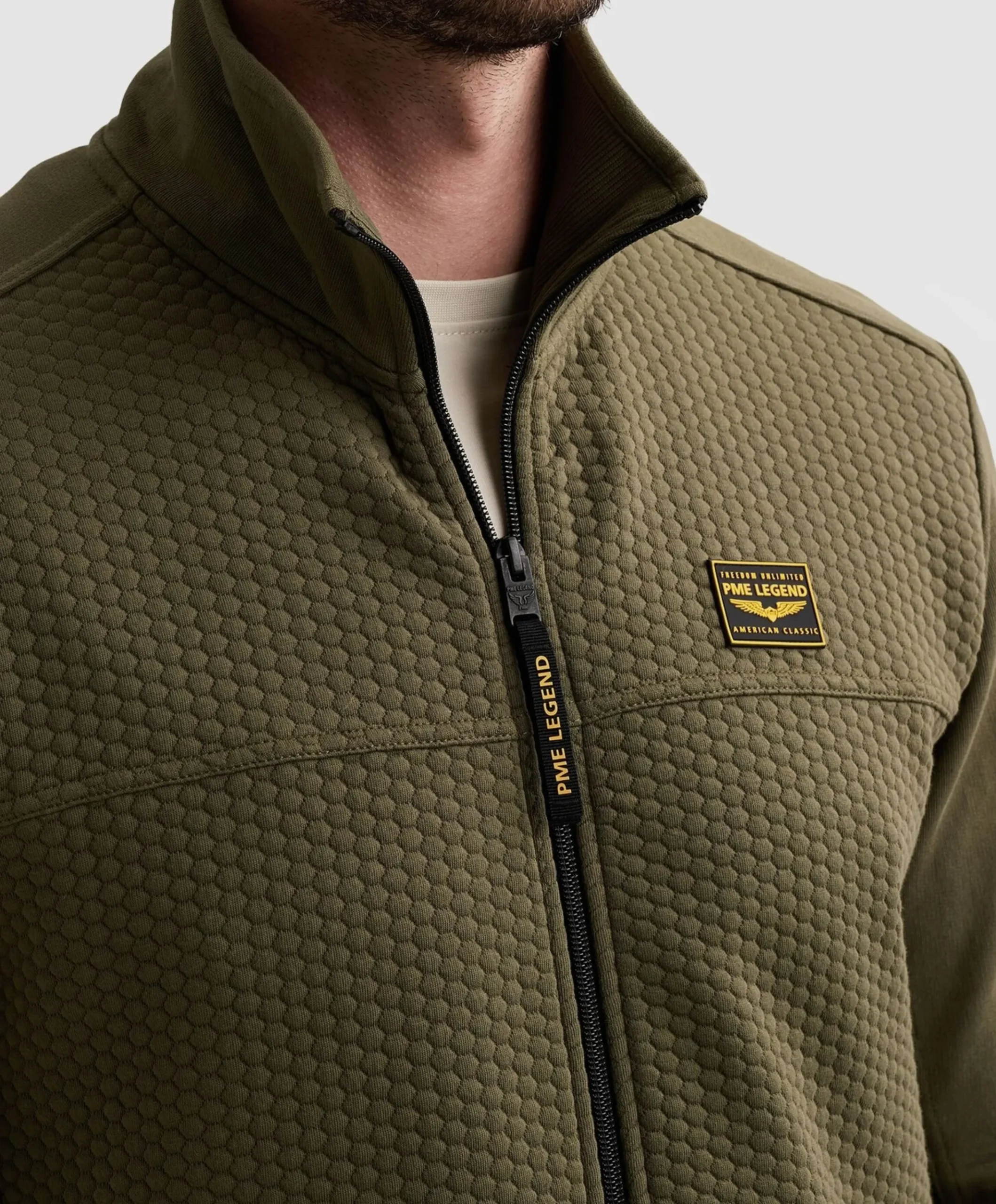 Heren vest groen