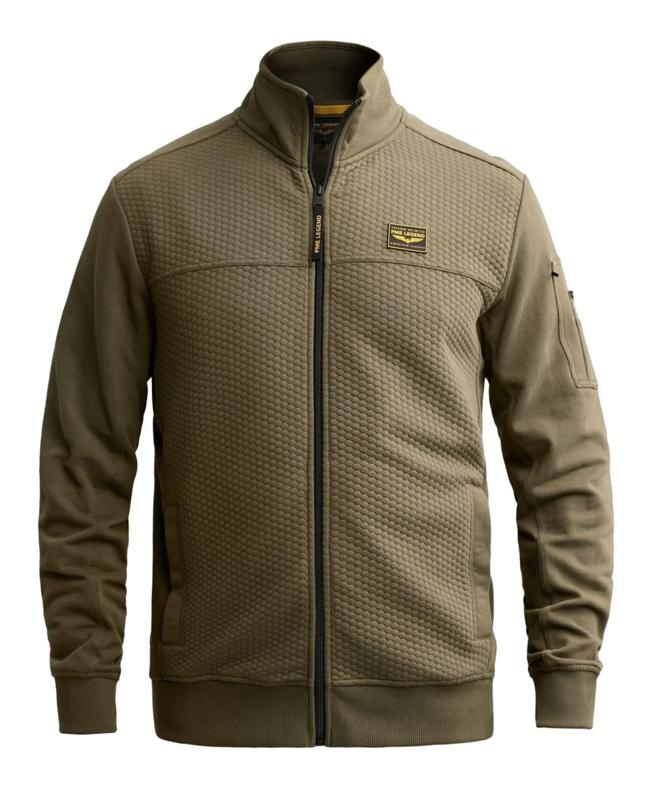 Heren vest groen