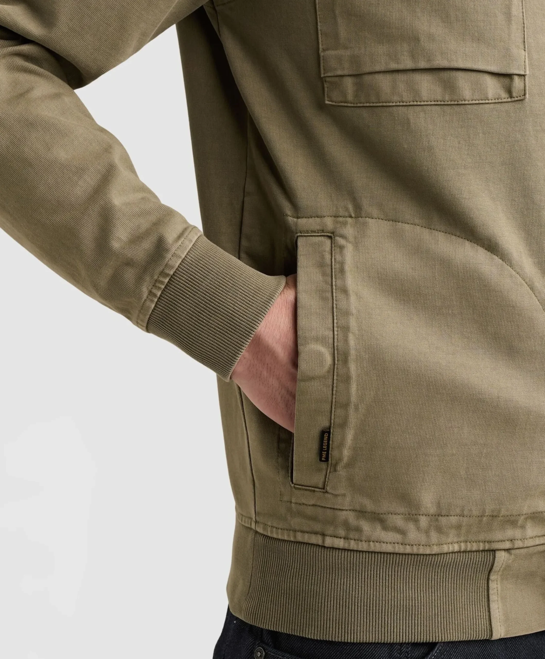 Heren vest groen