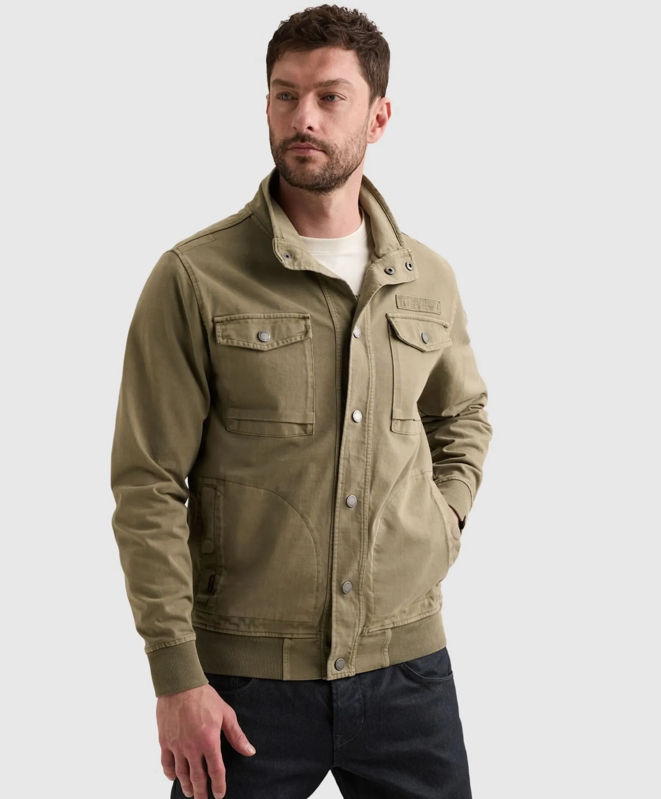 Heren vest groen