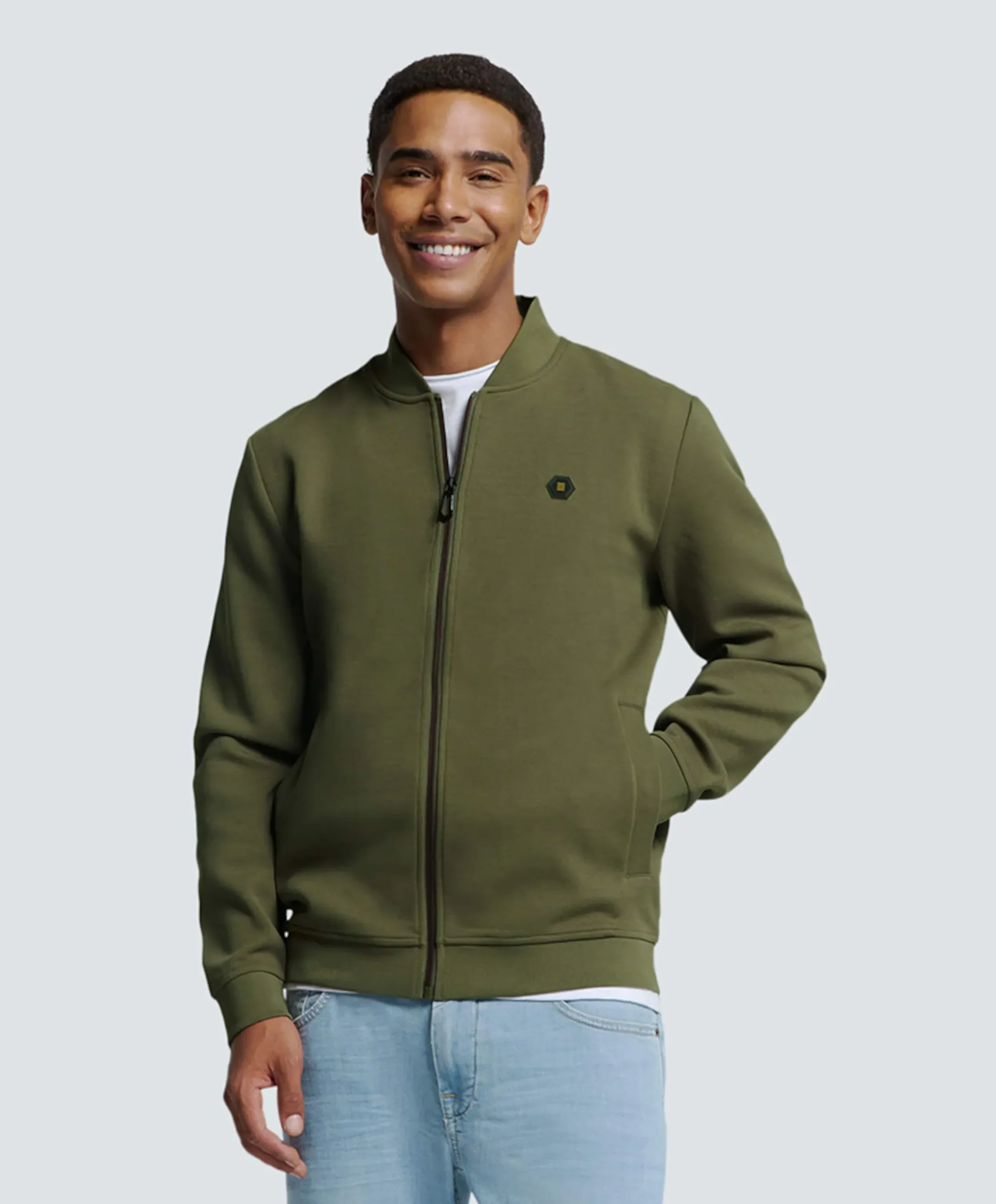 Heren vest groen