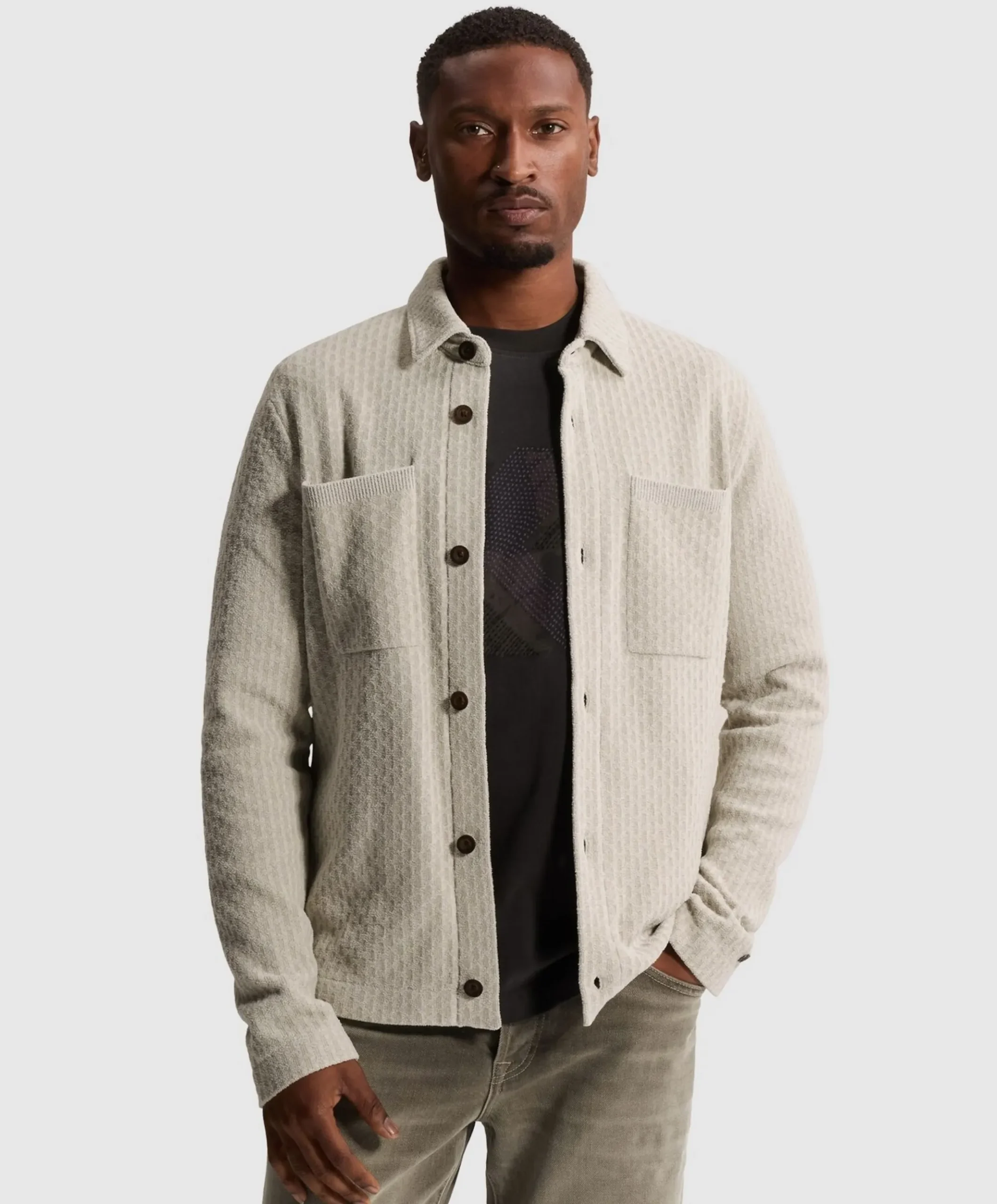 Heren vest wit
