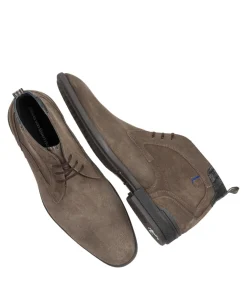heren veterboots beige