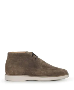 heren veterboots beige