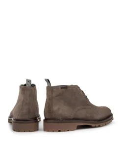 heren veterboots beige