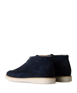 heren veterboots blauw