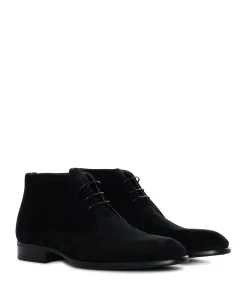Heren veterboots zwart