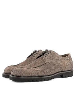 heren veterschoenen beige