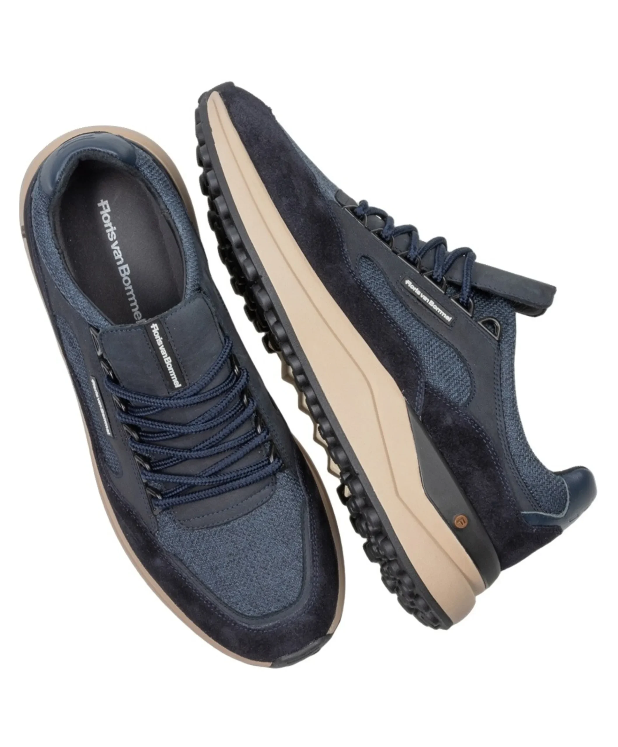 heren veterschoenen blauw