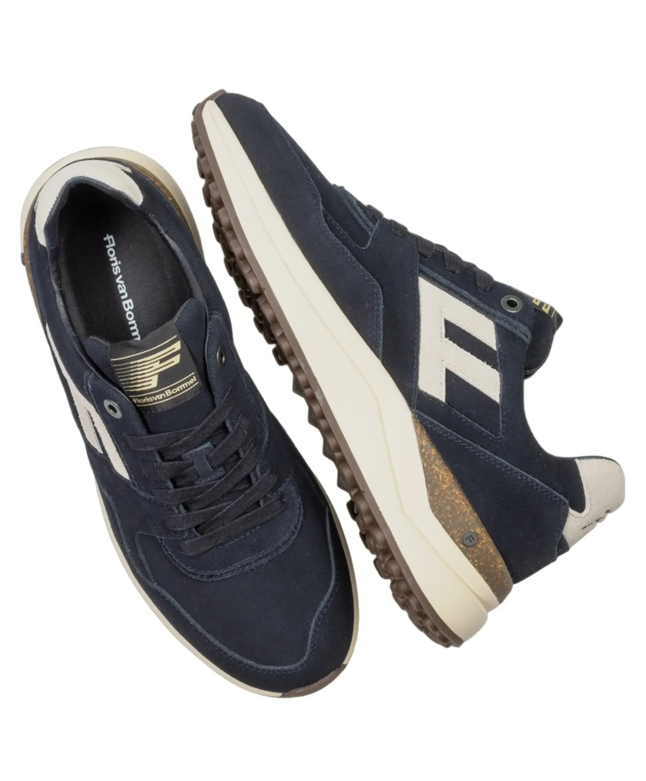 heren veterschoenen blauw