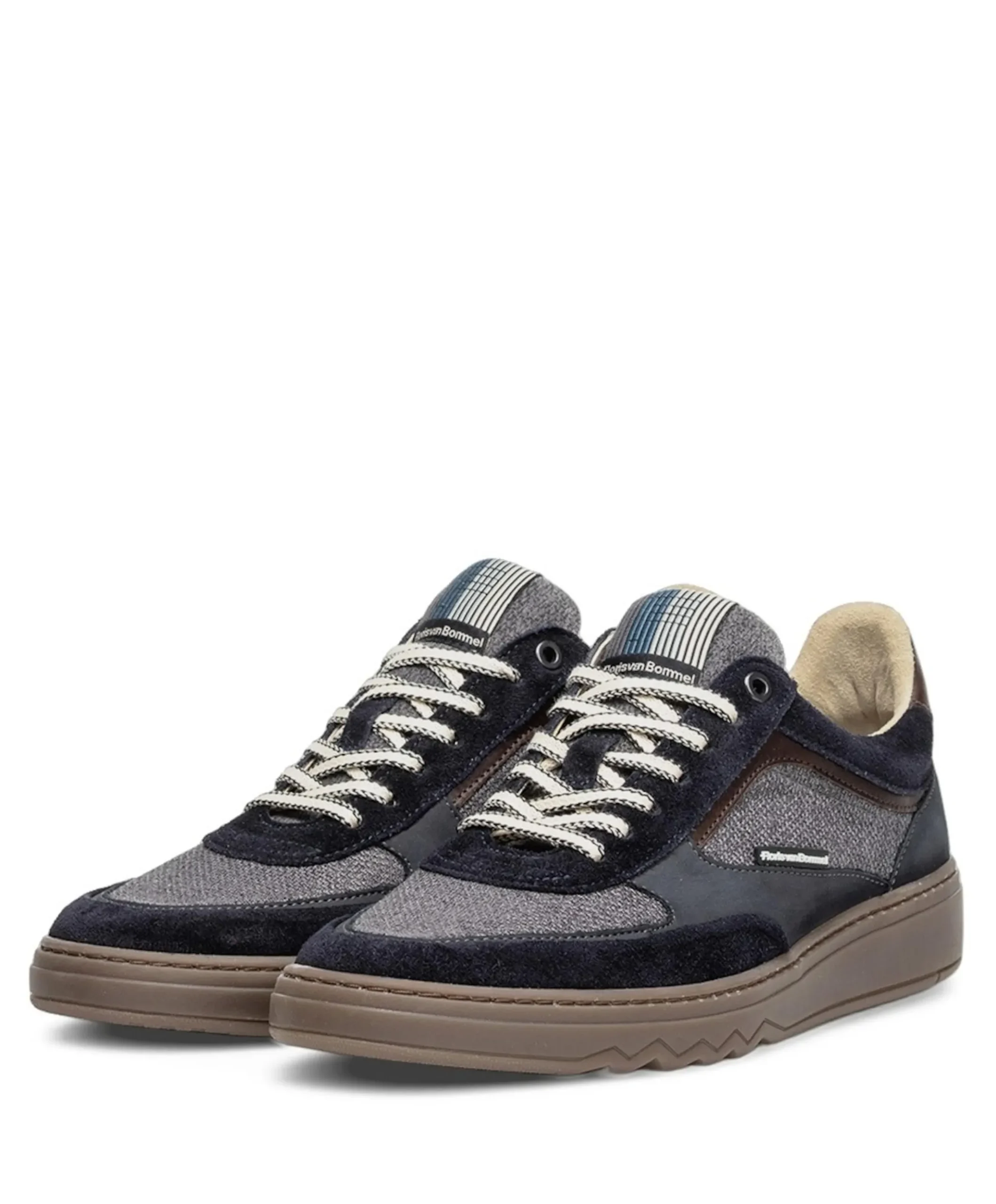 heren veterschoenen blauw