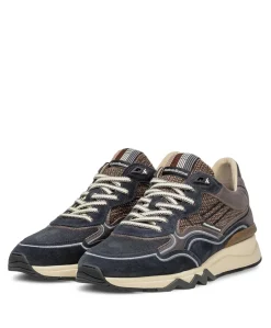heren veterschoenen blauw