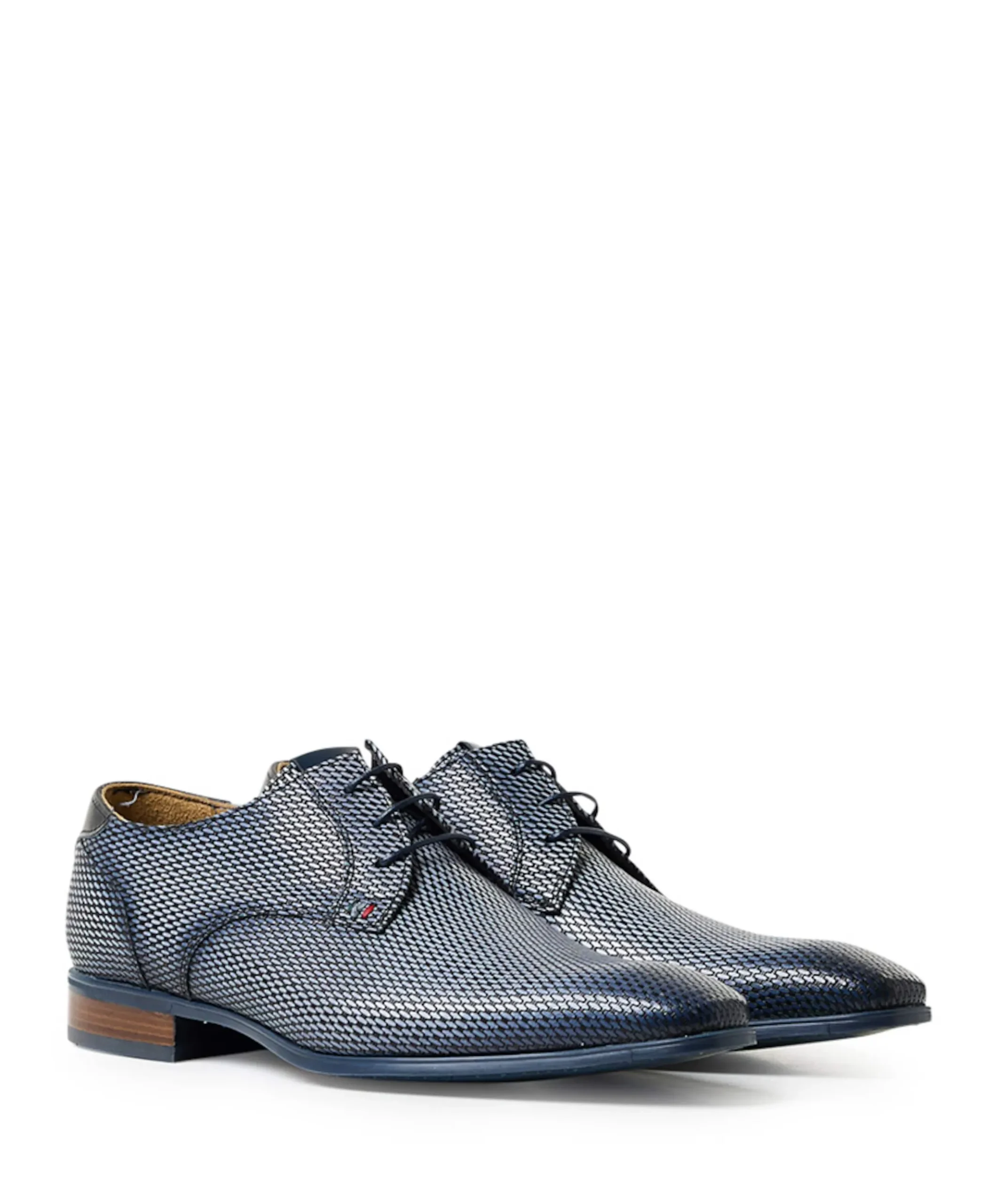 Heren veterschoenen blauw