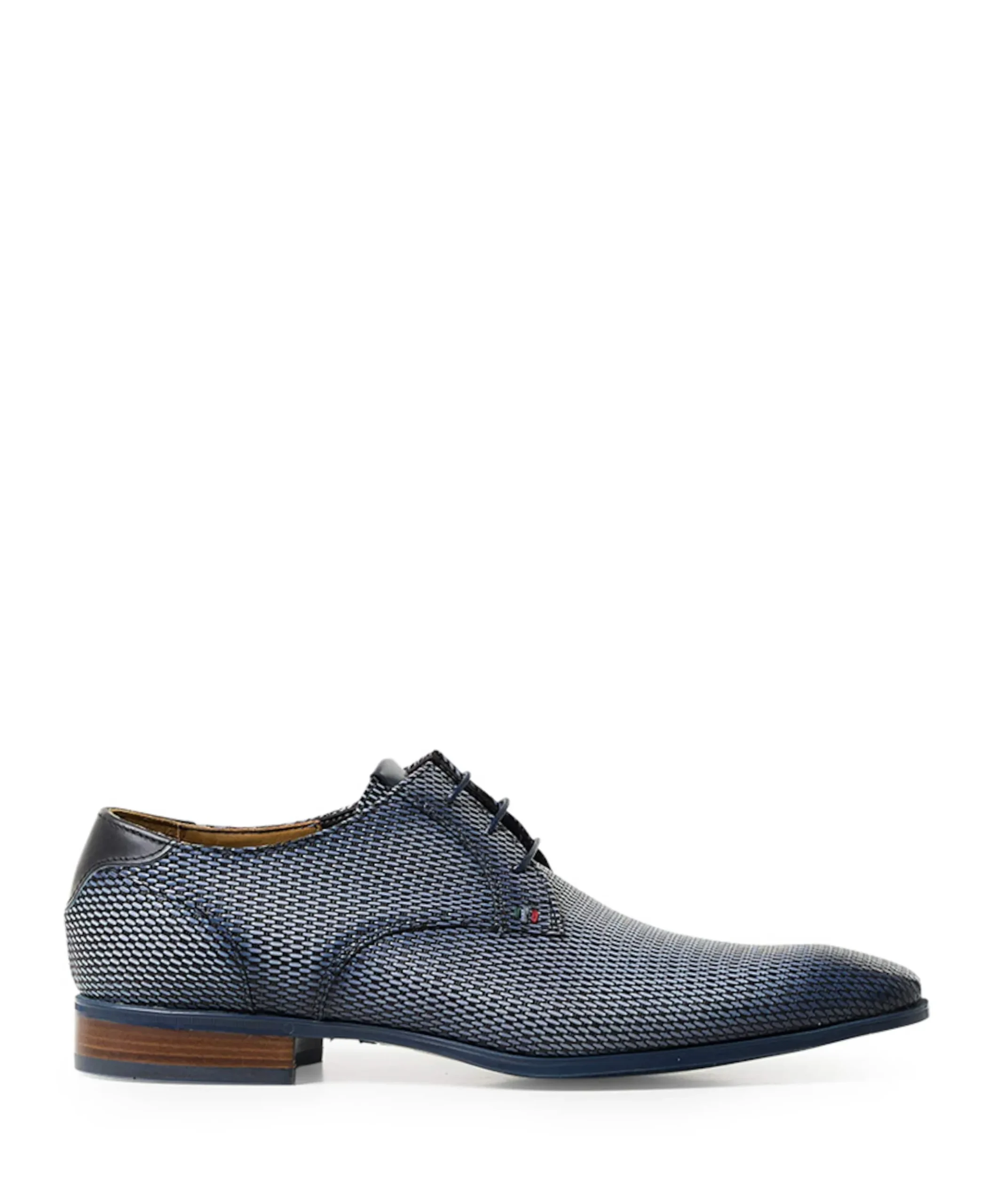 Heren veterschoenen blauw