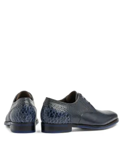 heren veterschoenen blauw