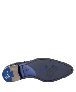 heren veterschoenen blauw