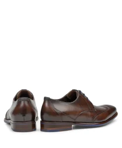 heren veterschoenen bruin