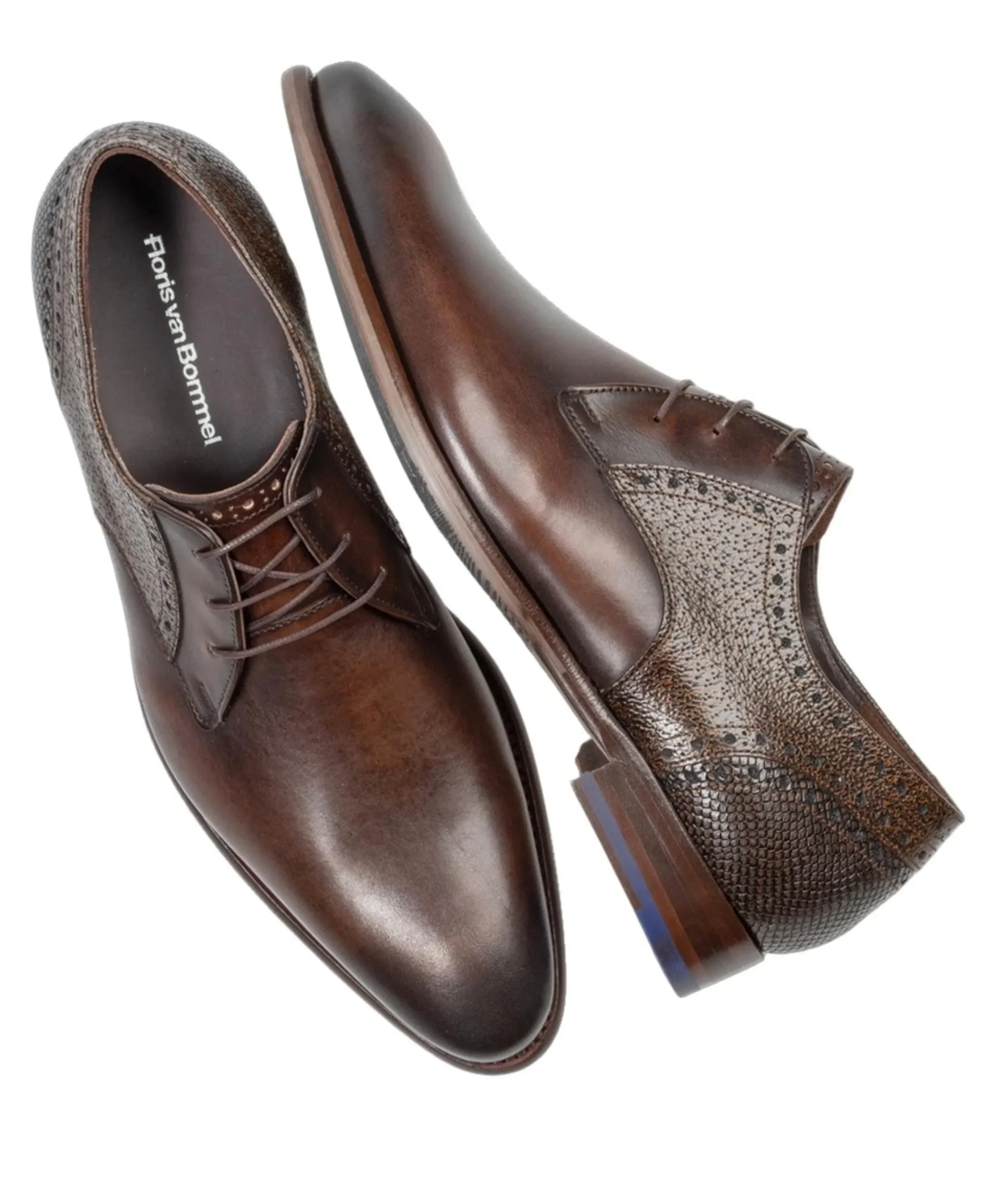 heren veterschoenen bruin