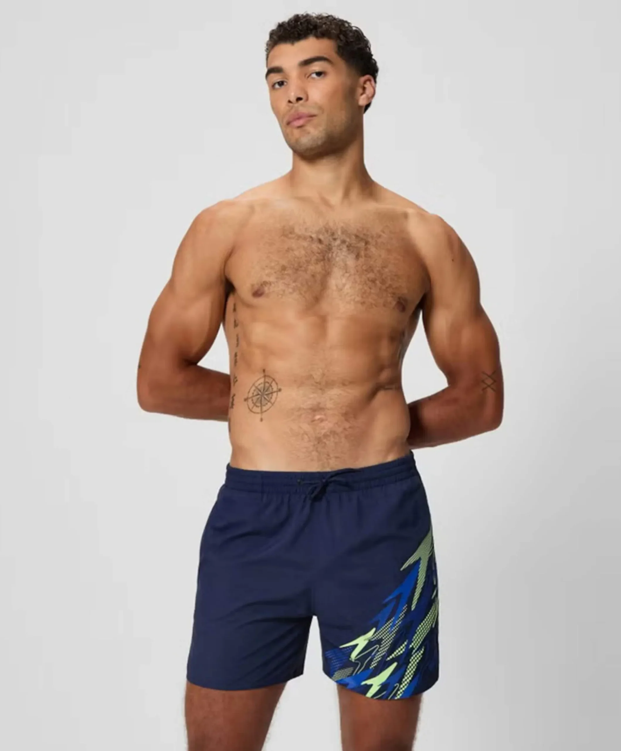 Heren zwemshort blauw
