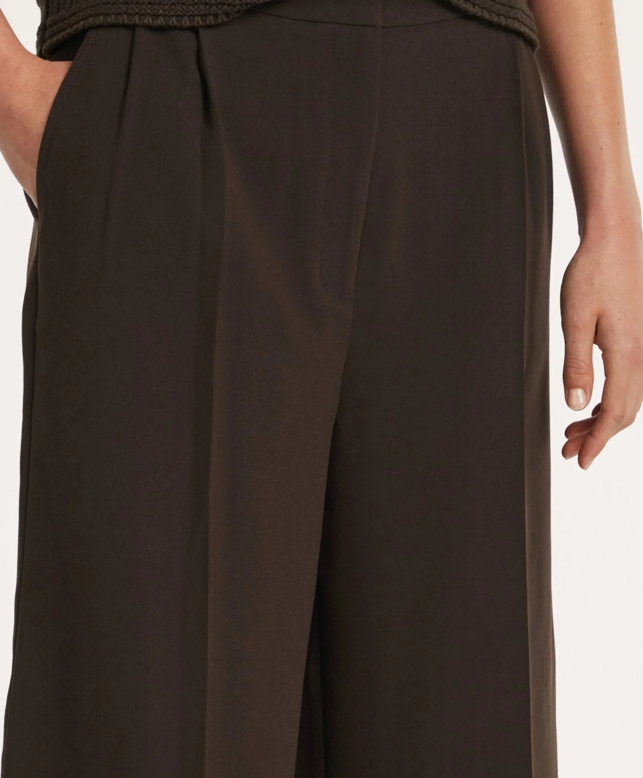 HILDA dames bermuda bruin