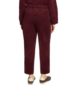 Hose Casual 7/8 LAEnge dames broek bordeaux