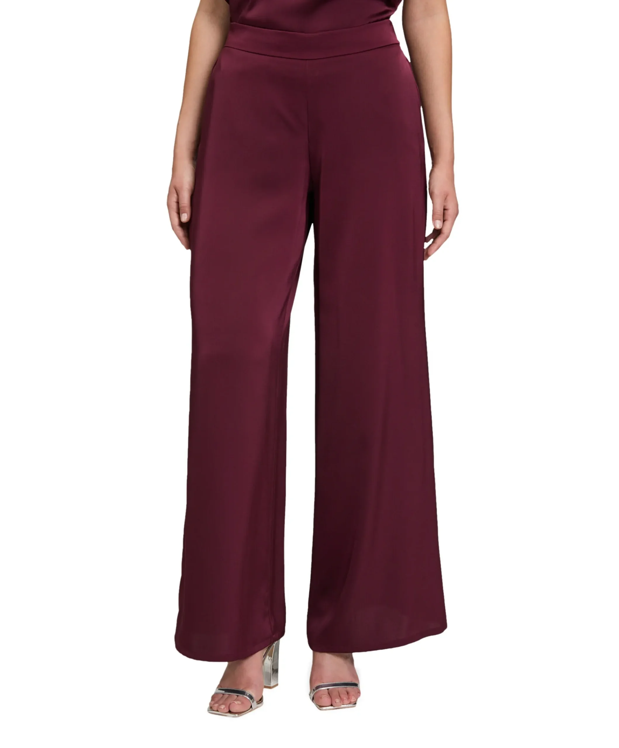 Hose dames broek bordeaux