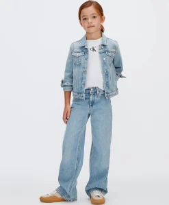 HR WIDE LEG DANTE WASH meisjes jeans blauw