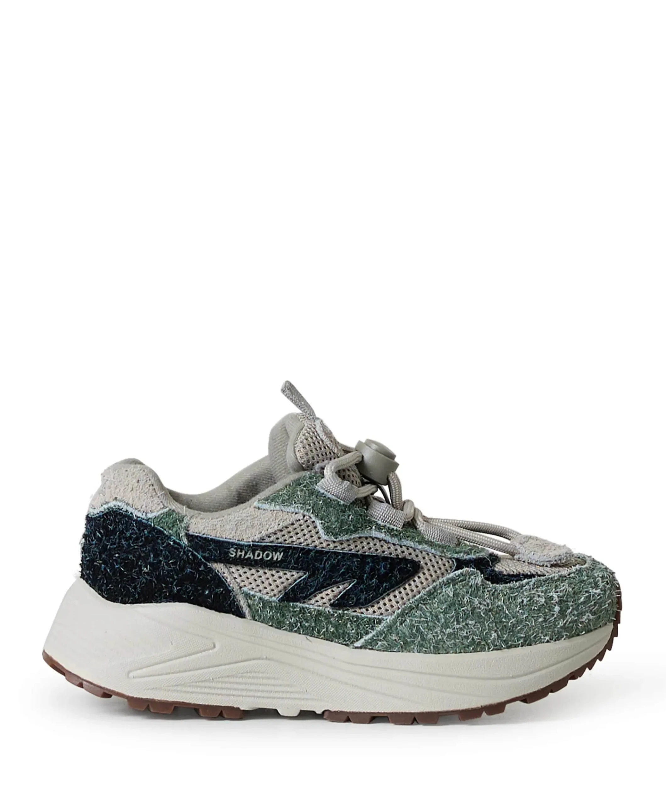 HTS SHADOW LACE FS uniseks sneakers zwart