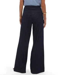 INDRA dames broek blauw