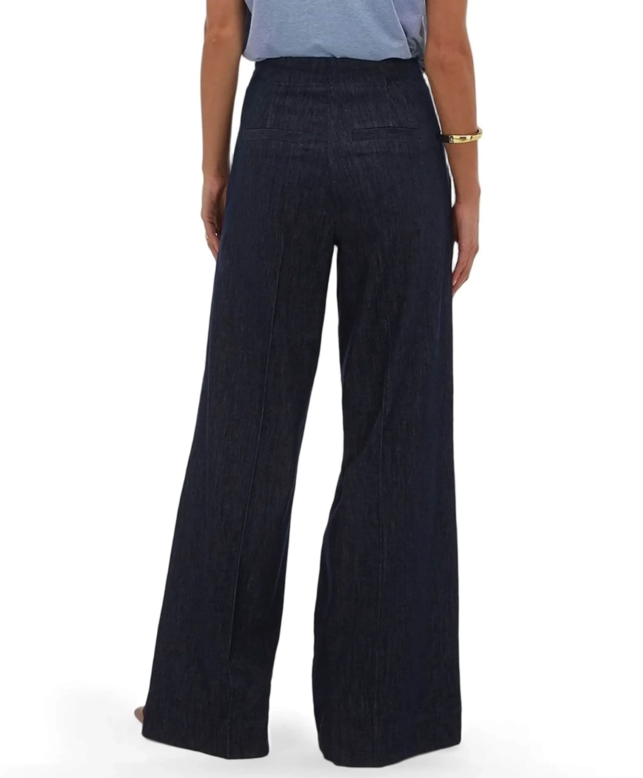 INDRA dames broek blauw