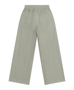 IRREGULAR WIDE LEG dames broek groen